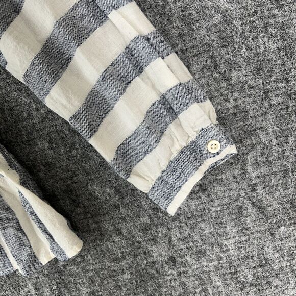 Lucky Brand‎ Shirt Womens Small Striped Buttons Casual Regular Long-Sleeve Top - Picture 5 of 12